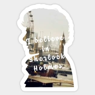 Sherlock Holmes · BBC tv show sherlock - Belivene in Sherlock Sticker